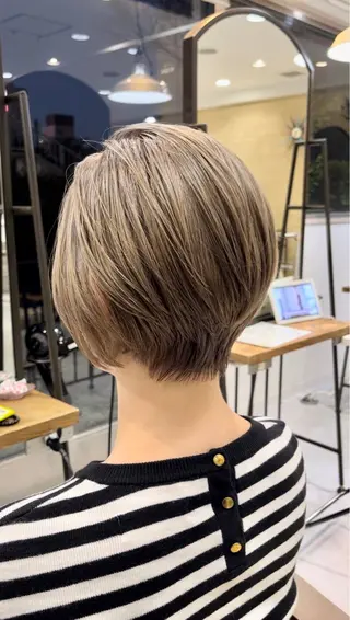 ショート 縮毛矯正/髪質改善 斉藤春のヘアスタイル
