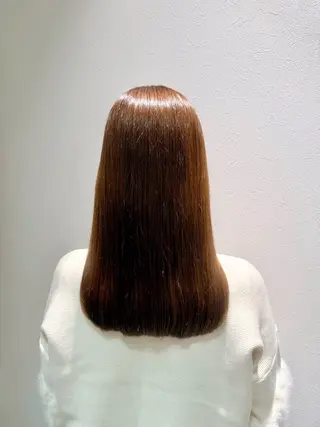 セミロング TIENA🌻 AKIKAのヘアスタイル