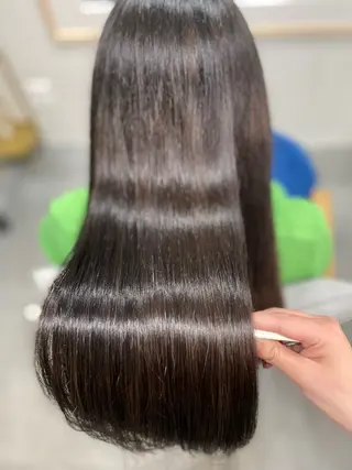 ロング 【coco.】hair所属・カジカワサキ/髪質 改善/クロスパーマのヘアスタイル