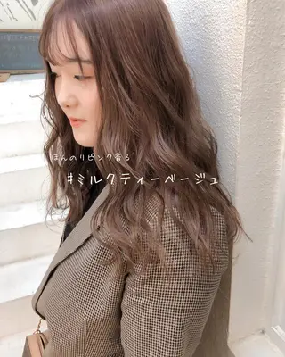 ロング XYZ新宿所属・⭐️DAIKI⭐️ ハイトーン/髪質改善のヘアスタイル