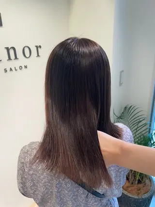 セミロング カラー Jr.stylist 彩乃のヘアスタイル