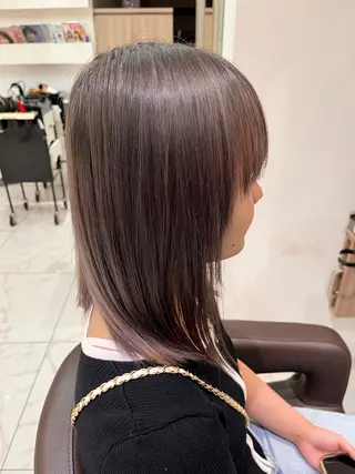 セミロング カラー 💎 Tomoya💎のヘアスタイル