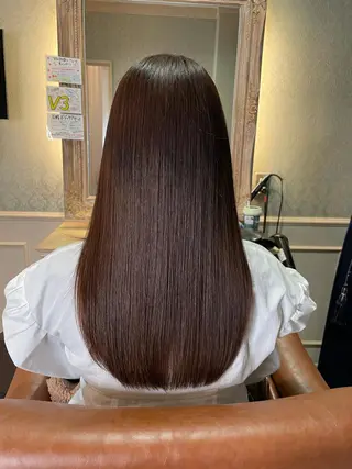 ロング 前平 友慈のヘアスタイル