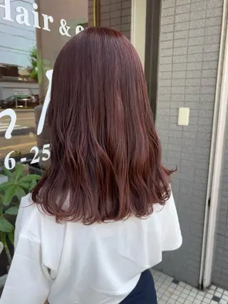 セミロング Un Fleur所属・立野 希沙のヘアスタイル