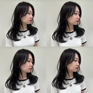 セミロング ご予約 宜しくお願いします！のヘアスタイル