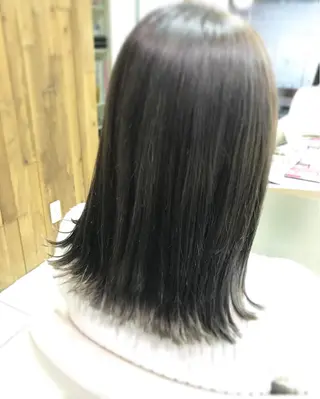 セミロング ロング カラー にった みずきのヘアスタイル