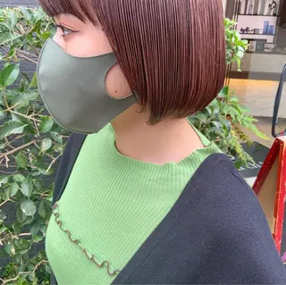 ミディアム 韓国風ヘア♡ runaのヘアスタイル