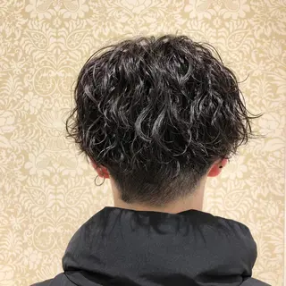 ミディアム パーマ 🐠寒色系×パーマ 櫻井　麿偉🐏のヘアスタイル