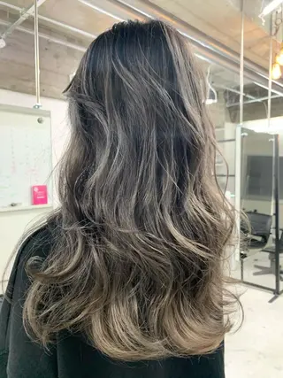 ロング カラー パーマ ヘアアレンジ メンズ キッズ ネイル マツエク・マツパ 架空〜KAQU〜所属・【clan】 NOGAMIのヘアスタイル