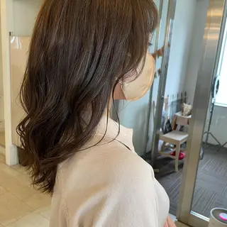 ミディアム カラー ボブウルフ／ボブ Satsuki【名駅のヘアスタイル