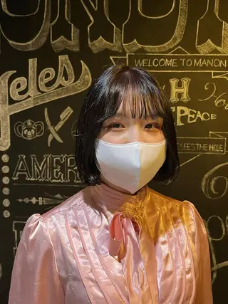 ショート the OSCAR所属・韓国ヘアスタイリスト Harukaのヘアスタイル