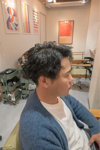 パーマ メンズ lou  by  revo所属・カット無料❗️🫧 由姫🫧のヘアスタイル