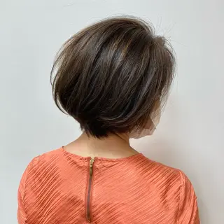 ショート 【白髪ぼかし】 愛甲竜佑のヘアスタイル