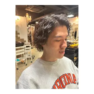 パーマ メンズ メンズパーマ 次元のヘアスタイル