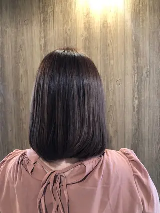 ミディアム カラー 中澤りさ🐿 寒色系カラー🫧のヘアスタイル