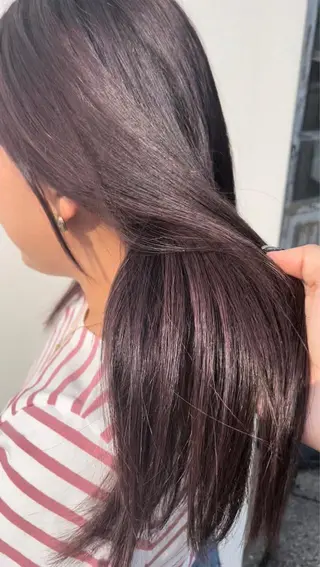 セミロング カラー 🌈トップデザイナー 金沢駅近nanamiのヘアスタイル