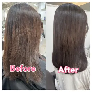 ミディアム カラー 村山 茉衣のヘアスタイル