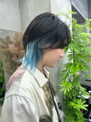 ミディアム カラー メンズ メンズ特化 🦋KANOKO🦋のヘアスタイル