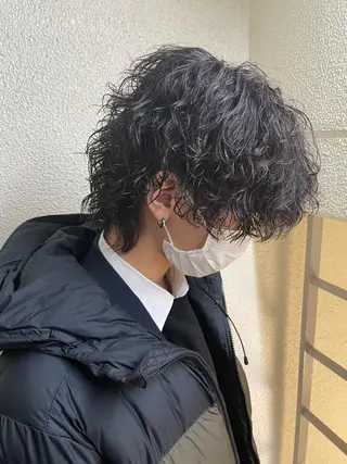 ショート パーマ メンズ 辻堂メンズ特化 YU-YAのヘアスタイル