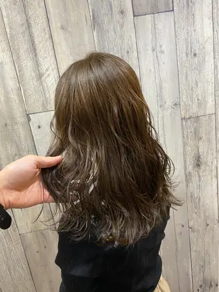 セミロング カラー ヘアアレンジ DIECESHIBUYA.所属・メンズ似合わせ/ ビジネスヘア/比嘉のヘアスタイル