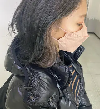 ミディアム カラー Legami 熊本（レガーミ）所属・清村 和音のヘアスタイル