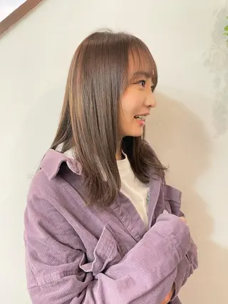 セミロング カラー ツヤ美髪💐 髪質改善/高山愛来のヘアスタイル