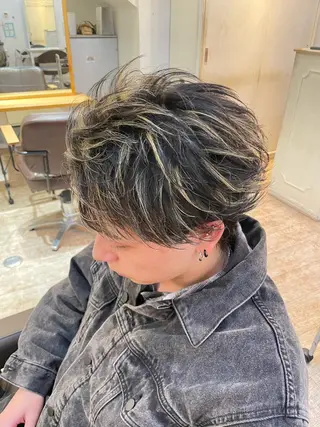 メンズ アロハ　自由が丘所属・ハイライト 募集中💕まゆのヘアスタイル