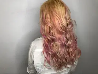 ロング カラー ヘアアレンジ 🧡モデル大募集🧡 みや🧡のヘアスタイル