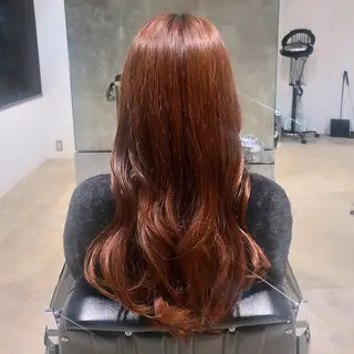 ロング 長野 美沙のヘアスタイル