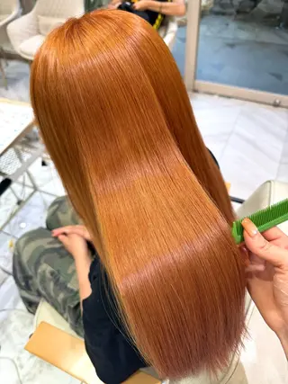 セミロング カラー 学生人気no.1 🦋ナツミのヘアスタイル