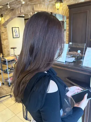カラー Ly hair / nanoha🤍のヘアスタイル