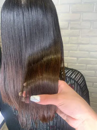 ロング パーマ 髪質改善/縮毛矯正 艶カラー/珠聡のヘアスタイル