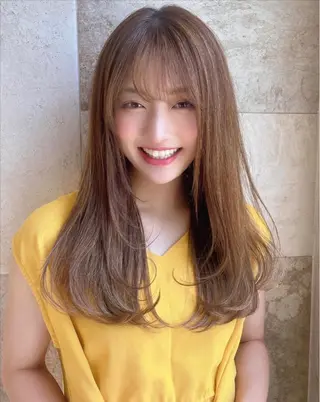 ロング カラー 韓国レイヤー/髪質 改善/縮毛🤍吉田のヘアスタイル