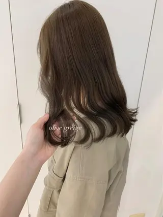 セミロング カラー ParveMix‎‎ ‎🤍加藤理沙のヘアスタイル