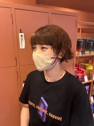 ショート 髪質改善 / 透明感 カラー / 冨成のヘアスタイル