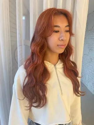 ロング カラー 艶ハイトーン👑♡ NATSUKIのヘアスタイル