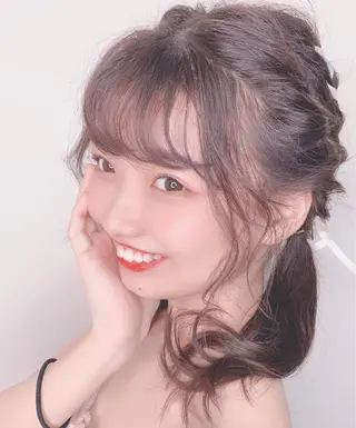 セミロング ヘアアレンジ 櫛部洸貴/ メンズ、ヘットスパのヘアスタイル