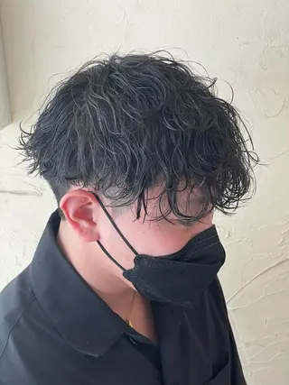 ショート パーマ メンズ メンズ特化/パーマ指 名No.1/百瀬太郎のヘアスタイル