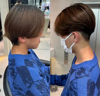 メンズ Lond Mirror所属・けいし　メンズカット ボブカットのヘアスタイル