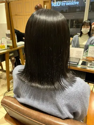 セミロング 鬼松沙弥 ❤︎メンズパーマのヘアスタイル