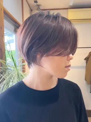 ショート re.share所属・茅ヶ崎/ショートボブ /ハイトーン/片野のヘアスタイル
