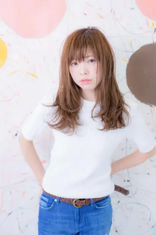 セミロング カラー scene.所属・TOPstylist ✂️フセケイタ✂️のヘアスタイル