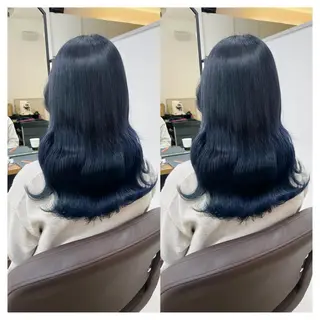 セミロング カラー 村山 茉衣のヘアスタイル