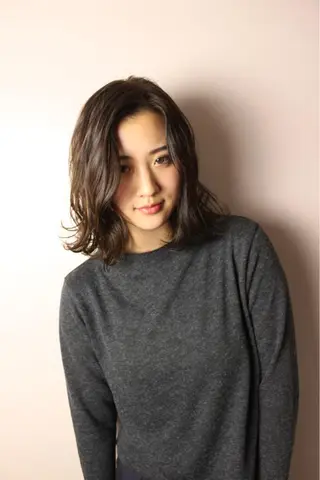 ミディアム カラー パーマ ✨U-topia渡邉 大樹【公認資格有】✨のヘアスタイル