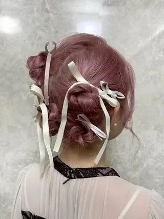 ヘアアレンジ 沢登 穂乃香のヘアスタイル