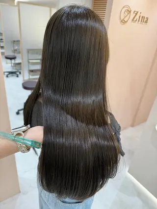 ロング カラー 🫧ツヤ髪＊赤味消し nanami🫧のヘアスタイル