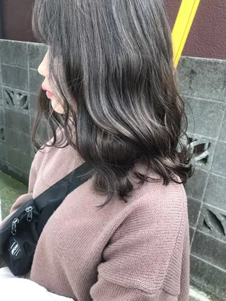 ミディアム カラー riho/ブリーチ/ デザインカラー/辻堂のヘアスタイル