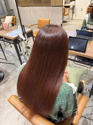 ロング La Bonheur hair parfait所属・谷本虎太郎 🌈艶カラー髪質改善のヘアスタイル