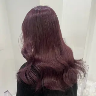 ミディアム カラー 🎀🧁ダメージレス 艶髪カラー🧁🎀のヘアスタイル
