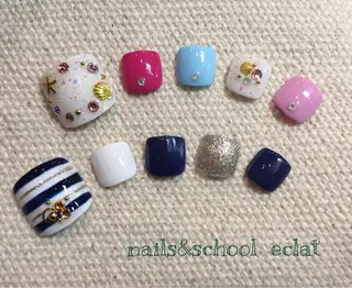 ネイル センター南 eclatのネイルデザイン